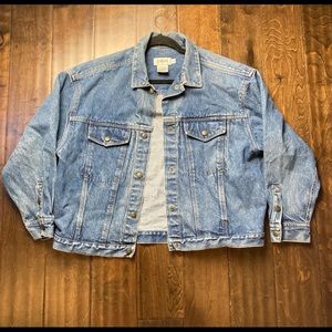 Vintage Calvin Klein Size Large Oversized Jean Jacket